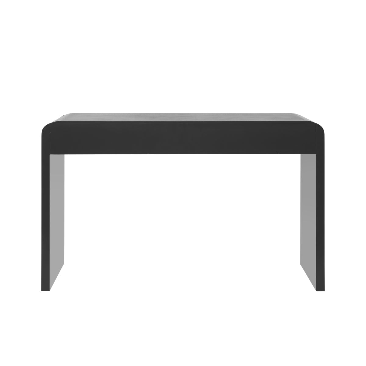 Black Narrow Wood Console Table with Storage | Entryway & Sofa Table