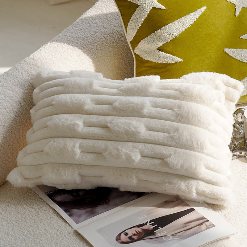 Green Bird Luxury Living Room Cushion Office Pillow Cover Pillowcase Homestay Sofa Waist Pillow Bay Window Cushion Bed