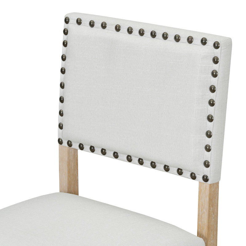 5-Piece Counter Height Dining Set - Natural Wood Table with 4 Chairs