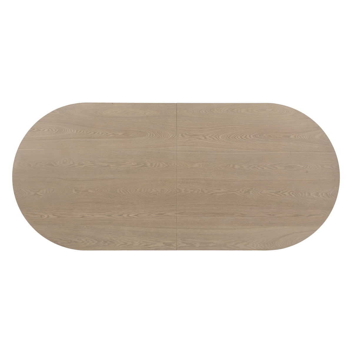 Oval Dining Table Double Pedestal -Light Natural