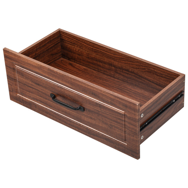 Farmhouse Pantry Cabinet with Drawers & Embossed Doors