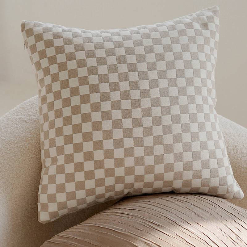 French Forest Brown Melad Pillow Cover – INS Style Cushion for Sofa or Window – No Insert