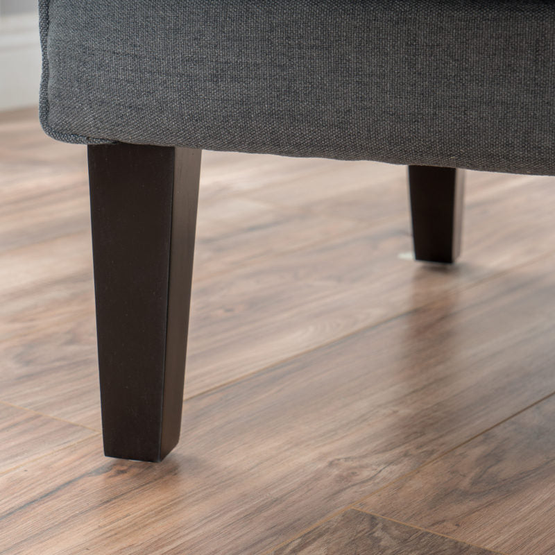 Hi-Back Studded Arm Chair: Elegant Seating for Living Room & Study