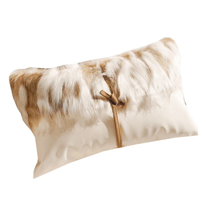 French Forest Brown Melad Pillow Cover – INS Style Cushion for Sofa or Window – No Insert