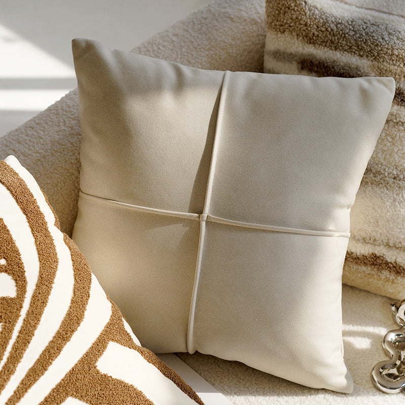 French Forest Brown Melad Pillow Cover – INS Style Cushion for Sofa or Window – No Insert