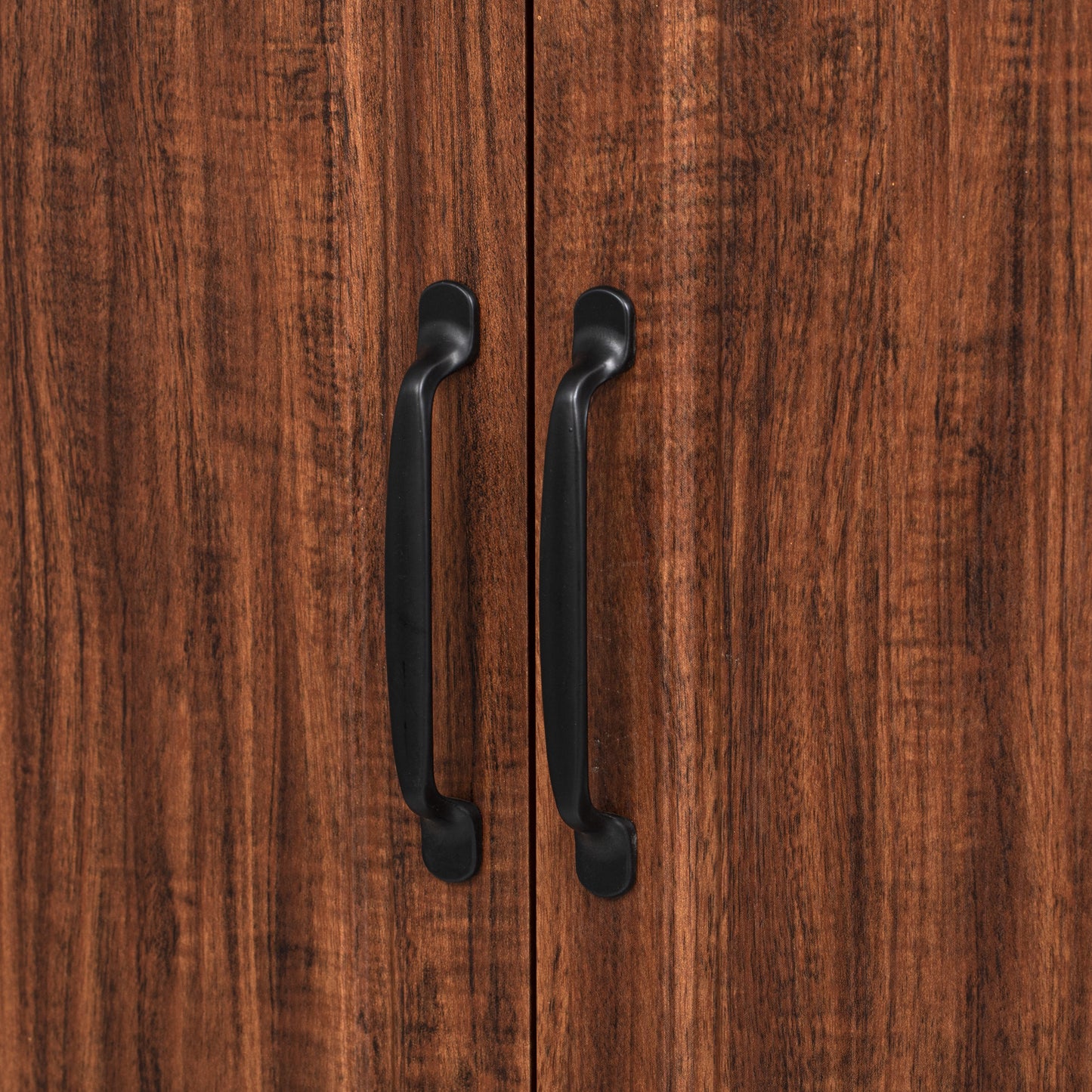 Farmhouse Pantry Cabinet with Drawers & Embossed Doors