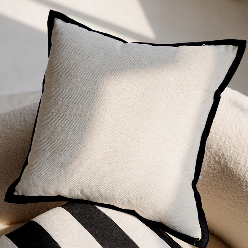 Retro Pony Embroidered Pillow Cover – Nordic Luxury Sofa Cushion – No Insert