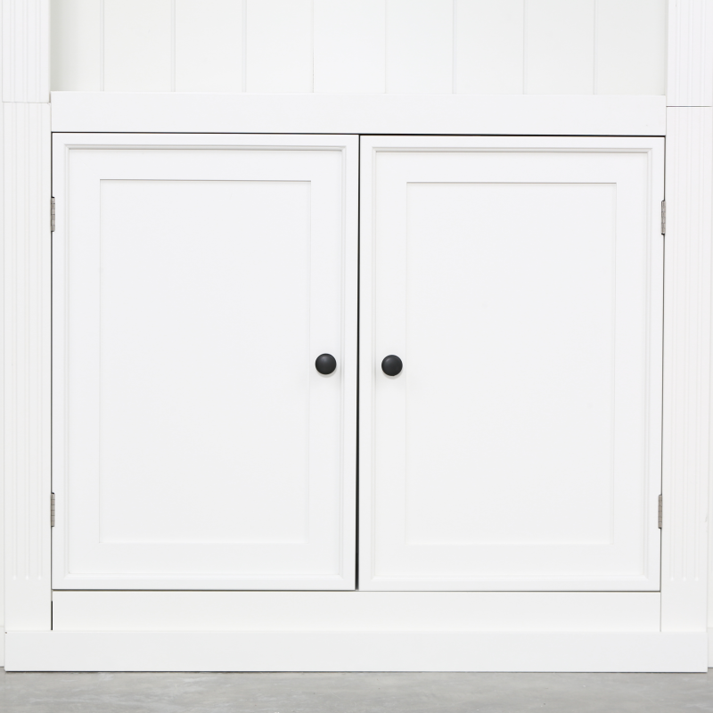 79" Tall LED Bookcase Display Cabinet - 3-Piece Retro Bookshelf with Glass Shelves, White