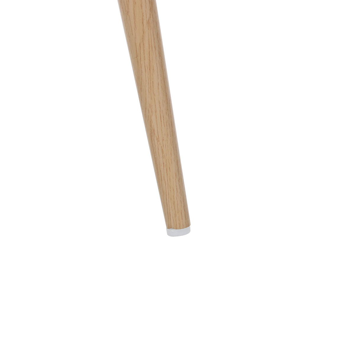 Set of 2 Modern PU Dining Chairs with Rattan Backrest