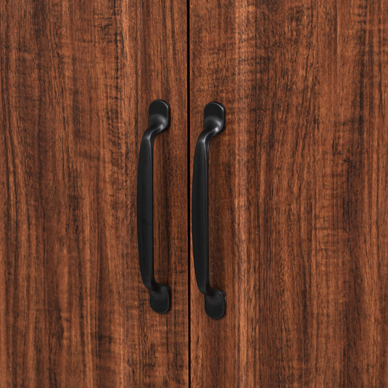 Farmhouse Pantry Cabinet with Drawers & Embossed Doors