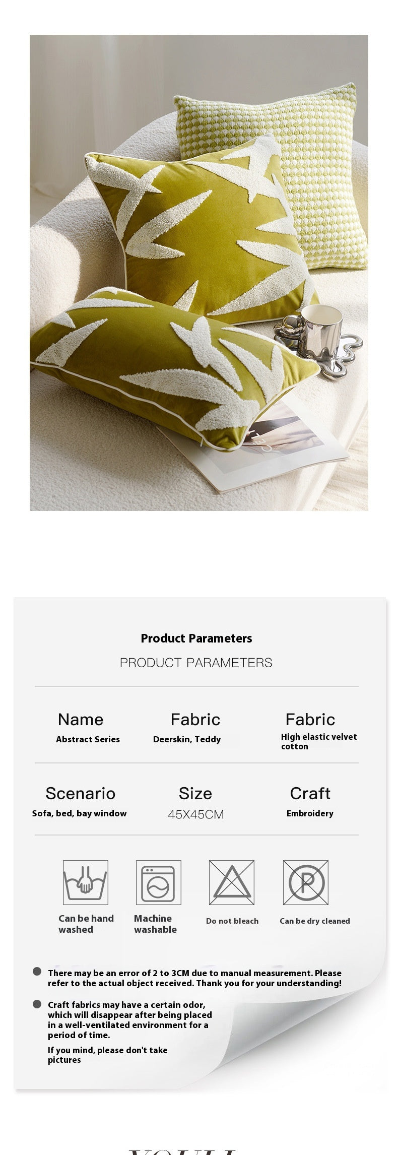Green Bird Luxury Living Room Cushion Office Pillow Cover Pillowcase Homestay Sofa Waist Pillow Bay Window Cushion Bed
