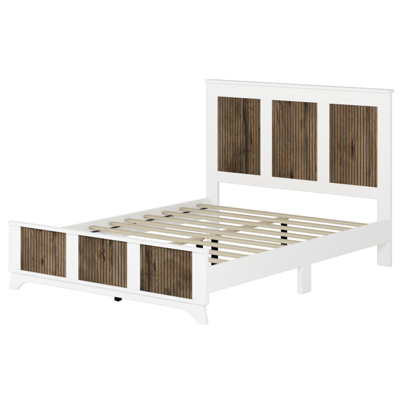 4-Piece Queen Bed Set | Platform Bed w Storage, Nightstand & Dresser